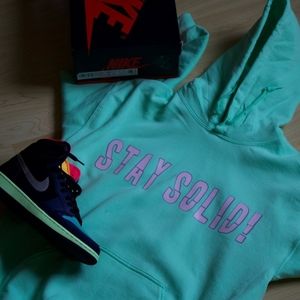 " Stay Solid " hoodie by b.z.a.c